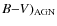 $B{-}V)_{\rm AGN}$