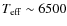 $T_{\rm eff
}\sim 6500$