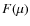 $F(\mu )$