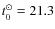 $t_0^\odot=21.3$