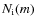 $N_{\rm i}(m)$