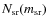 $N_{\rm sr}(m_{\rm sr})$