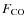 $F_{\rm CO}$
