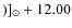 $)]_{\odot}+12.00$