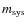 $m_{\rm sys}$