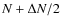 $N+\Delta N/2$