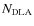 $N_{\rm DLA}$