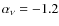 $\alpha_\nu = -1.2$