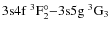 $\rm 3s4f ~^3F^{\circ}_2 {-} 3s5g ~^3G_3 $
