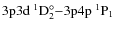 $\rm 3p3d ~^1D^{\circ}_2 {-} 3p4p ~^1P_1$