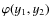 $\varphi(y_1,y_2)$