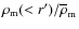 $\rho _{\rm m}(<r')/\overline {\rho }_{\rm m}$