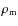 $\rho_{\rm m}$