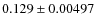 $0.129 \pm 0.00497$