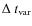 $\Delta ~ t_{\rm var}$