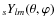 ${}_{s}Y_{lm}(\theta,\varphi)$