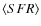 $\langle SFR \rangle$