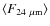 $\langle F_{\rm {24~\mu m}}\rangle$