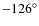 $-126^\circ$