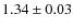 $1.34\pm0.03$