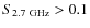 $S_{2.7~{\rm GHz}} > 0.1$