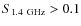 $S_{1.4~{\rm GHz}} > 0.1$