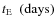 $t_{\rm E}~~\rm (days)$