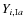 $Y_{i,{\rm I}a}$