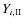 $Y_{i,{\rm II}}$