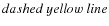 $dashed \ yellow \ line$