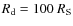 $R_{\rm d}=100~R_{\rm S}$