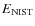 $E_{\rm NIST}$