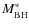 $M_{\rm BH}^*$