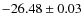 $-26.48 \pm 0.03$