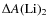 $\Delta A({\rm Li})_2$