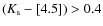 $(K_{\rm s} - [4.5]) >
0.4$