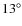 $13^{\circ }$