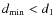 $ d_{\rm min} < d_1 $