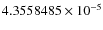$4.3558485\times 10^{-5}$