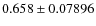 $0.658\pm0.07896$