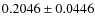 $0.2046\pm0.0446$