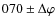 $070 \pm\Delta\varphi$