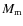 $M_{\rm m}$