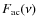 $F_{\rm ac}(\nu )$