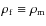 $\rho_{\rm f}\equiv \rho_{\rm m}$