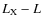 $\ensuremath{L_{\rm X}} -L$