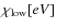 $\chi_{\rm low} [eV]$
