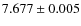 $7.677\pm0.005$