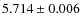 $5.714\pm0.006$