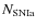 $N_{\rm SNIa}$